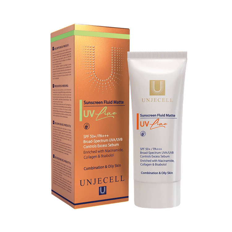 فلوئید ضد آفتاب مات کننده/ یووی لاین/ spf50+