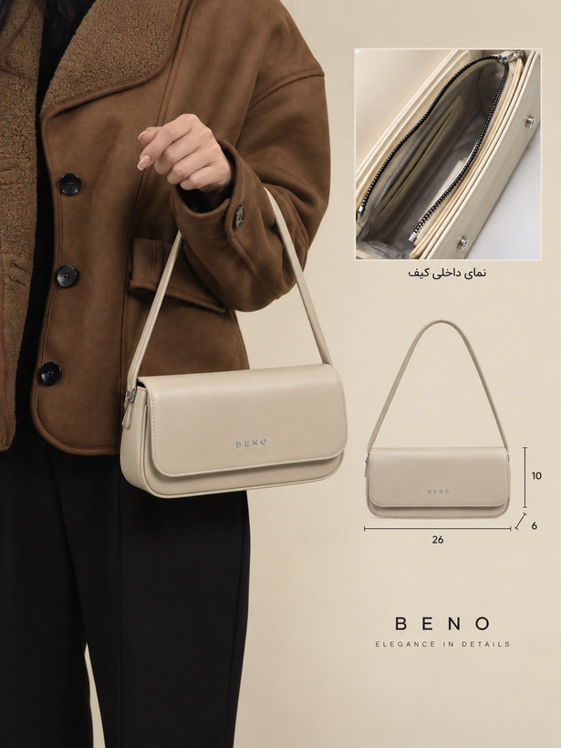 کیف دستی و دوشی زنانه BENo مدل دیبا
