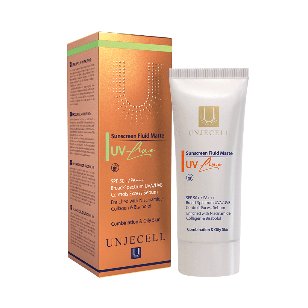 فلوئید ضد آفتاب مات کننده/ یووی لاین/ spf50+
