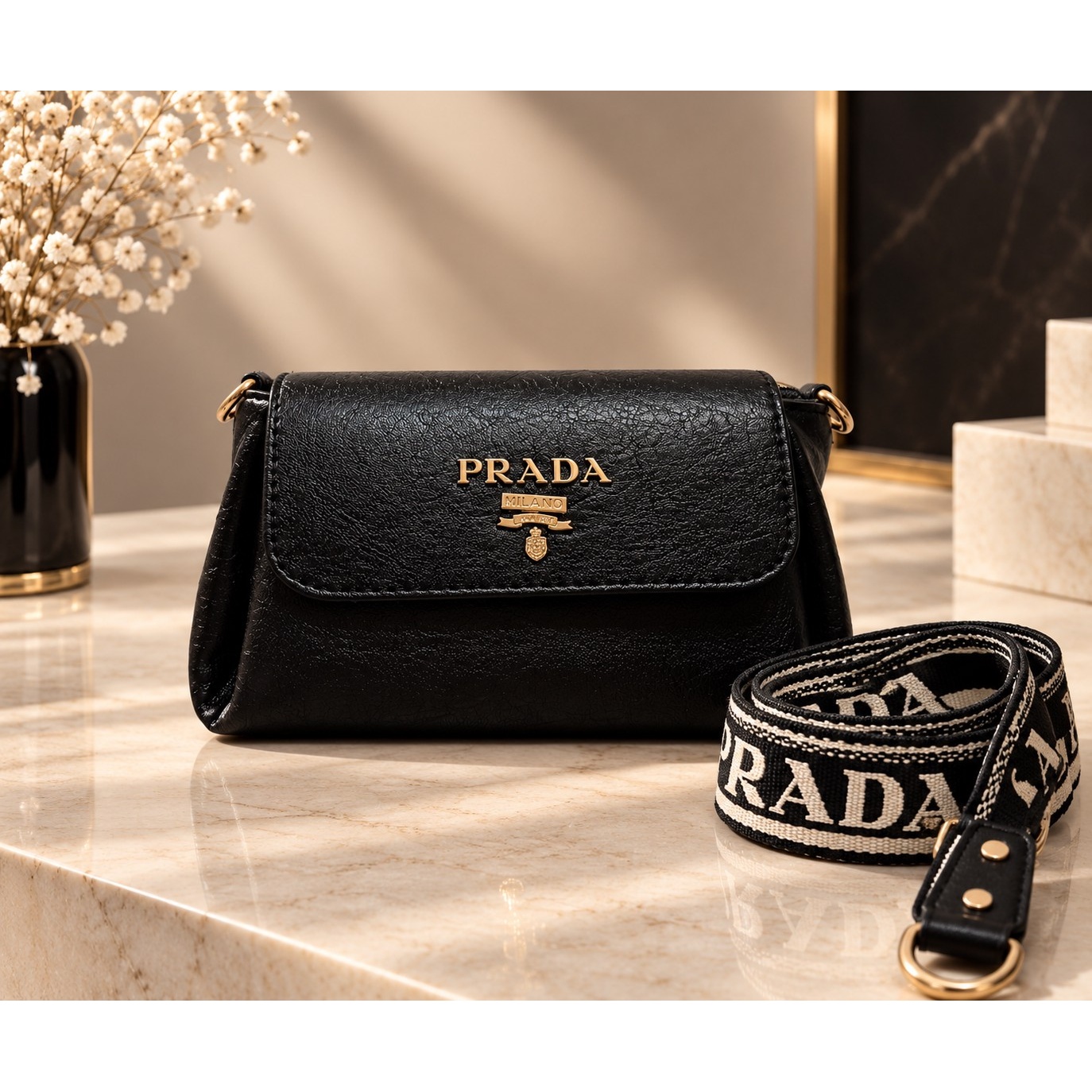 کیف دوشی زنانه PRADA